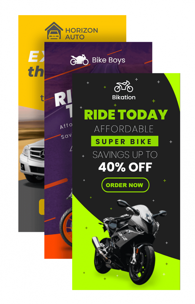 HTML5 Automotive Banner Templates 