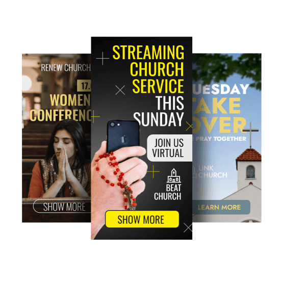 Рекламні шаблони для релігійних організацій