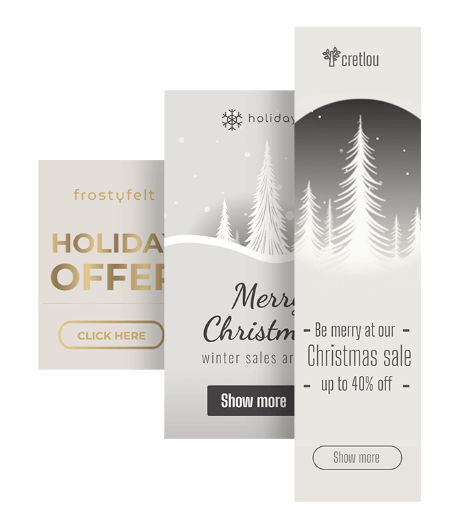 Kostenlose Weihnachtsbanner Vorlagen