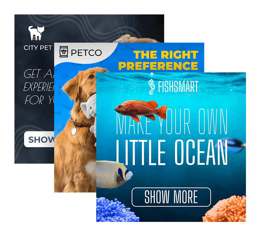 Pet Products Social Media Banner Templates