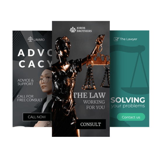 Рекламні шаблони для юридичних компаній