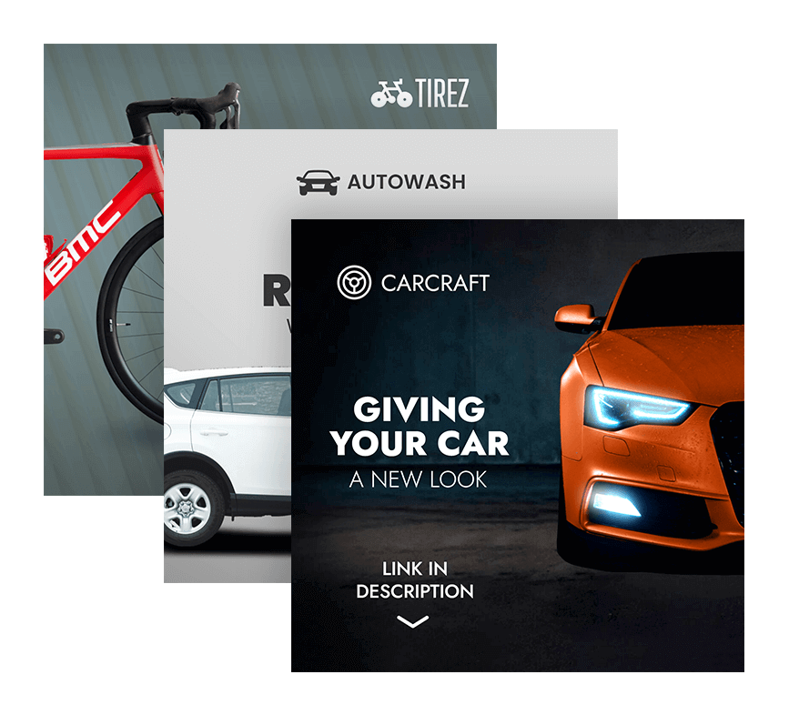 Automotive Social Media Banner Templates 