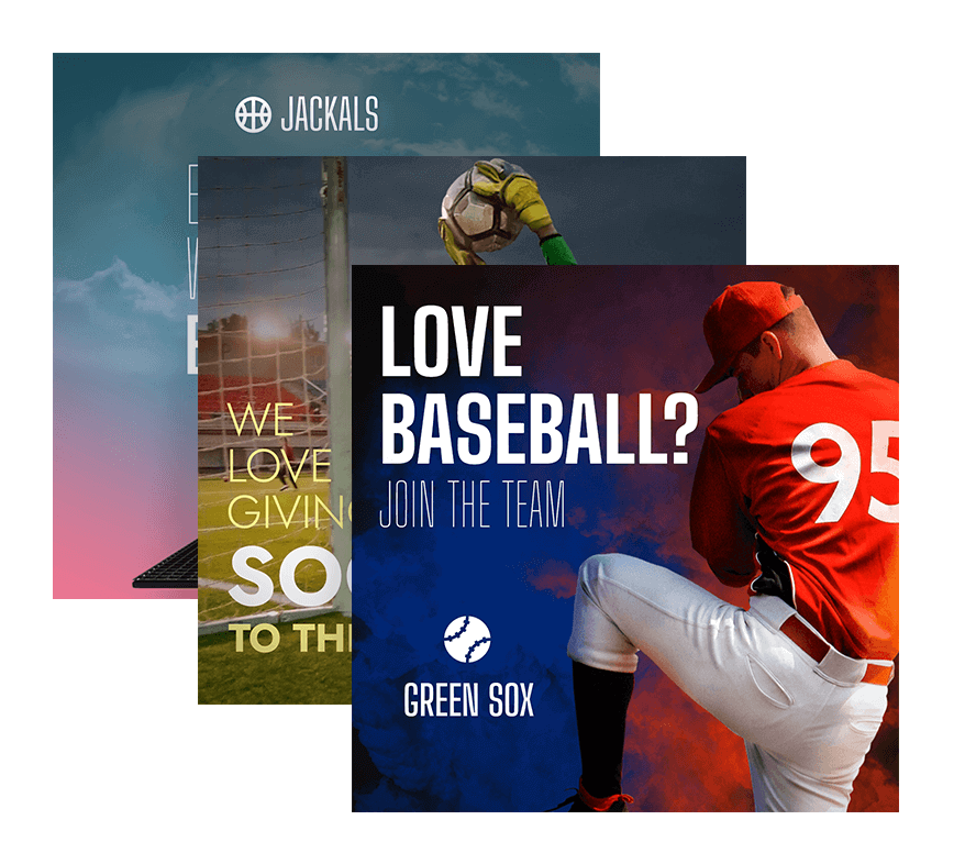 Sports Banner Templates for social media