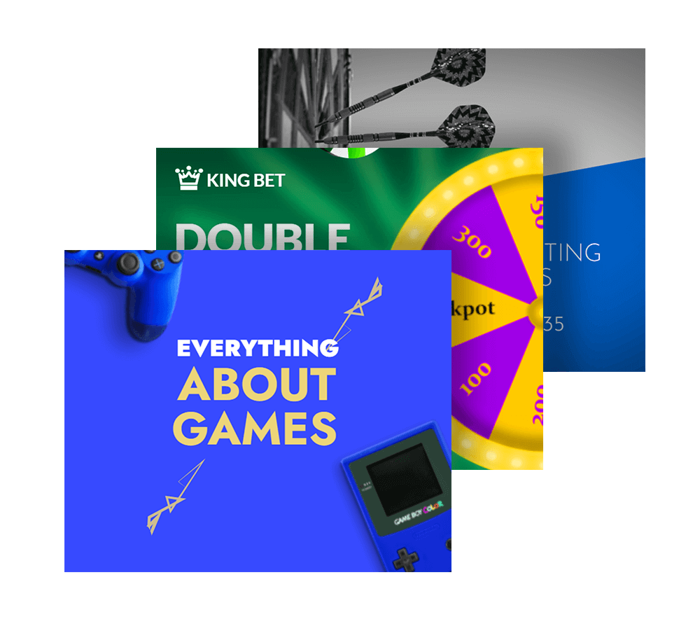 Animierte Spiele/Glücksspiel Banner Vorlagen