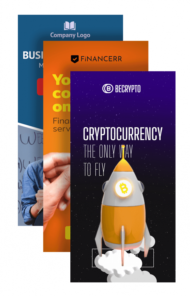 HTML5-Bannervorlagen für Finanzen