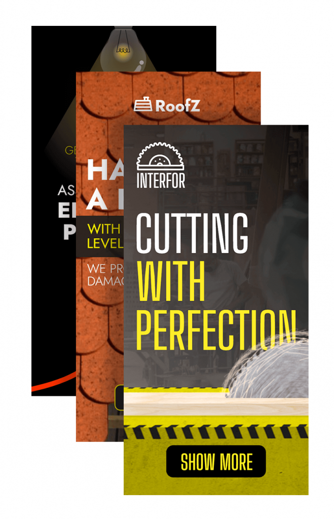 HTML5 Construction Banner Templates