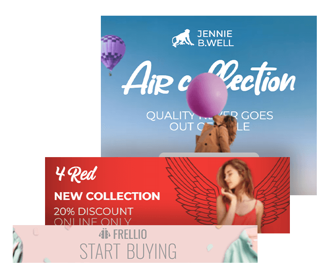 GIF Fashion Banner Advertising Templates 