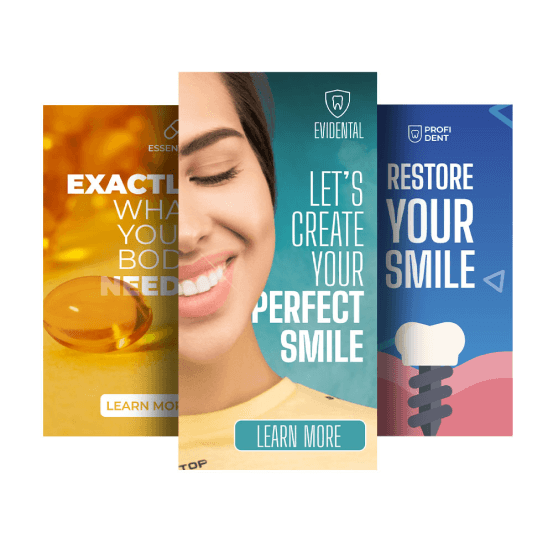 Рекламні шаблони для бізнесу у сфері здоров'я та краси