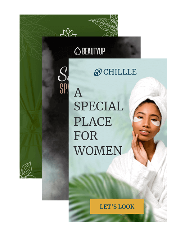 Безплатні шаблони косметичних рекламних банерів