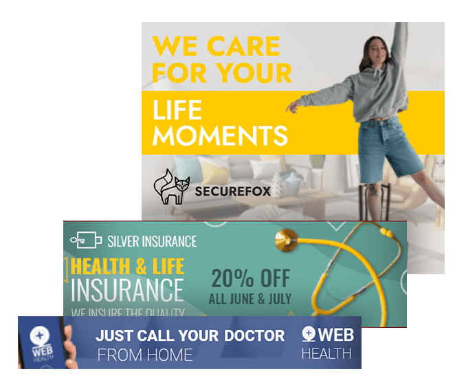 Insurance GIF Banner Templates