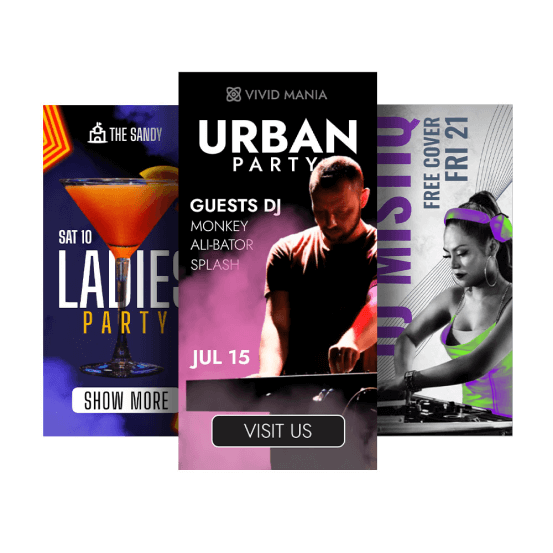 Рекламні шаблони для івентів та заходів 