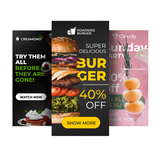 Шаблони для реклами ресторанного бізнесу 