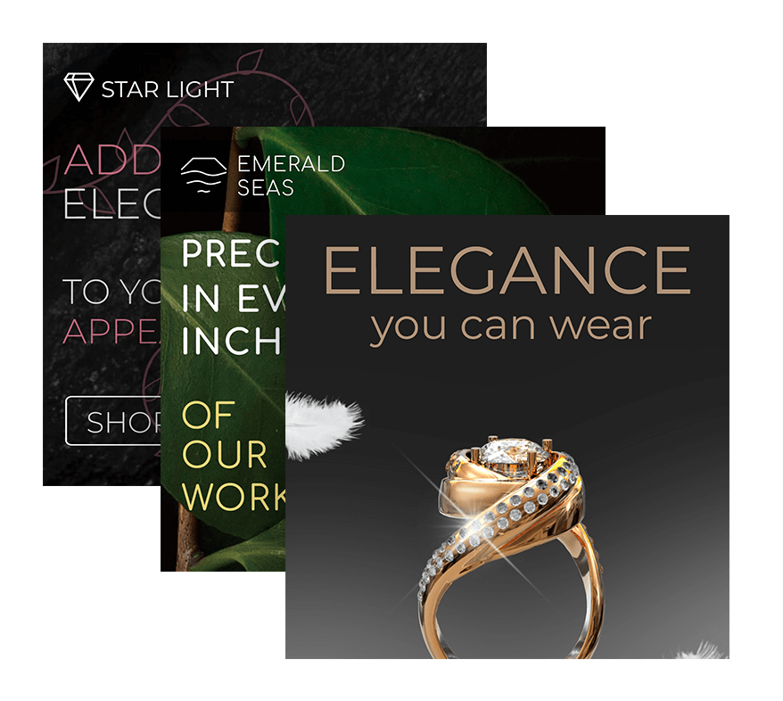 Jewelry Social Media Banner Templates