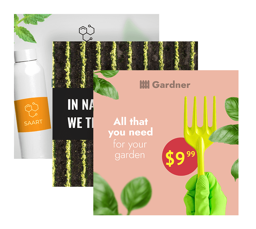 Agricultural banner templates for social networks