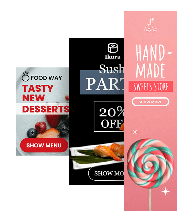 Free restaurant banner templates