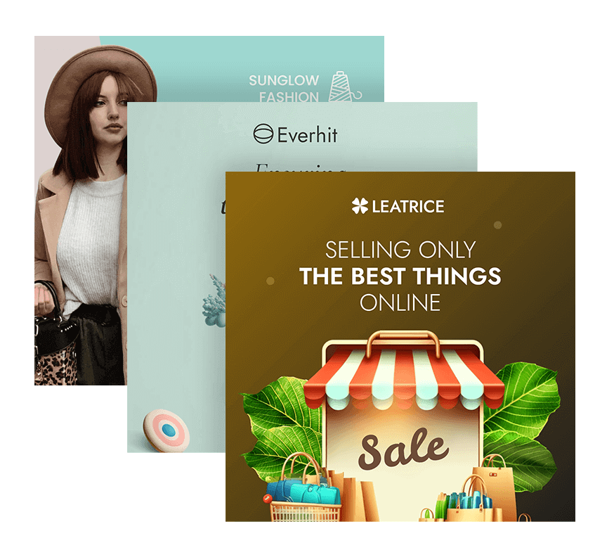 Social Media Ecommerce Banner Templates