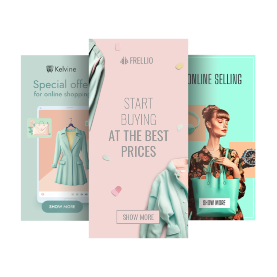 Banner, die Verkäufe und Rabatte bewerben