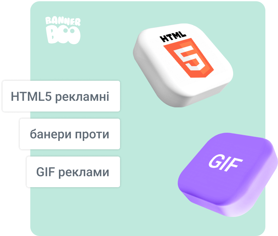 HTML5 рекламні банери проти GIF реклами: переваги, недоліки та поради щодо застосування
