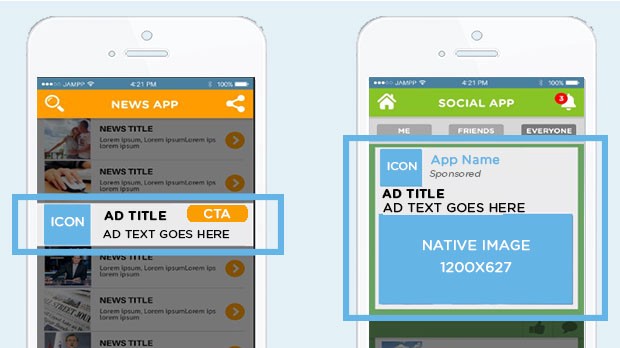 example of native banners