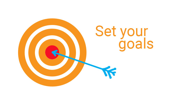 Step 1: set your goals Step 1: set your goals