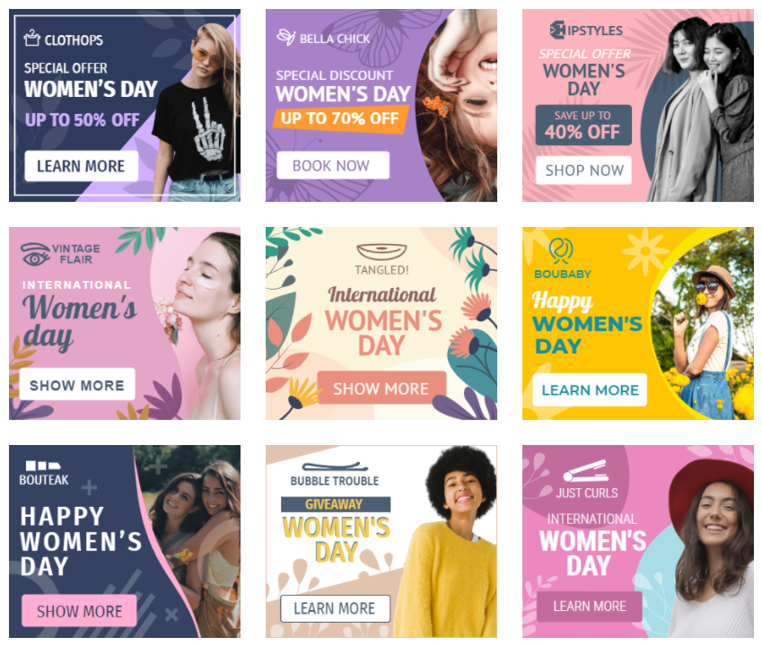 International Women's Day Templates International Women's Day Templates