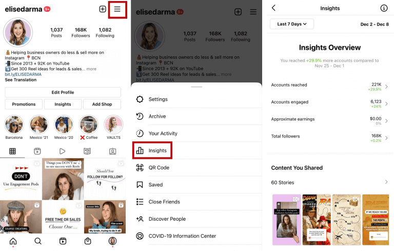 statistics in insta story statistics in insta story
