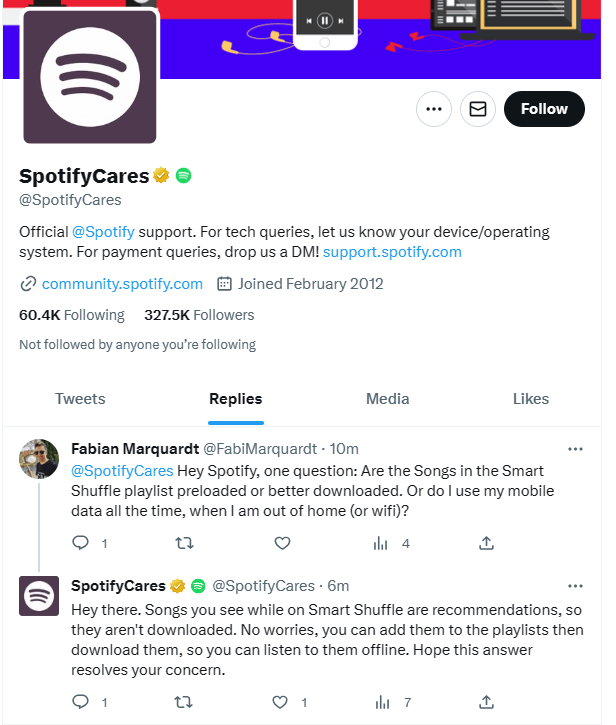 Spotify odpowiada na komentarze