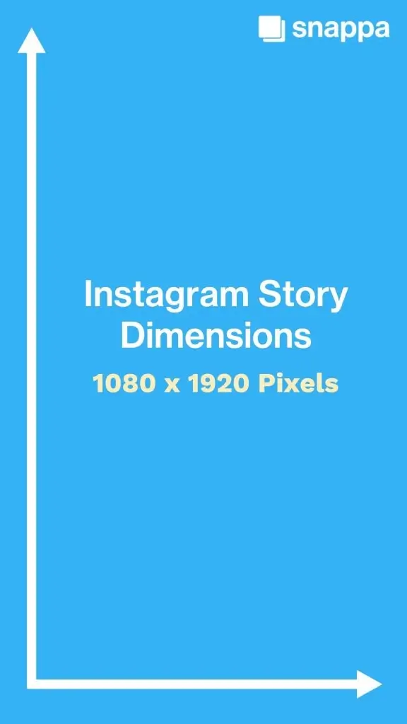 Grafik zu Instagram Story Dimensionen Grafik zu Instagram Story Dimensionen