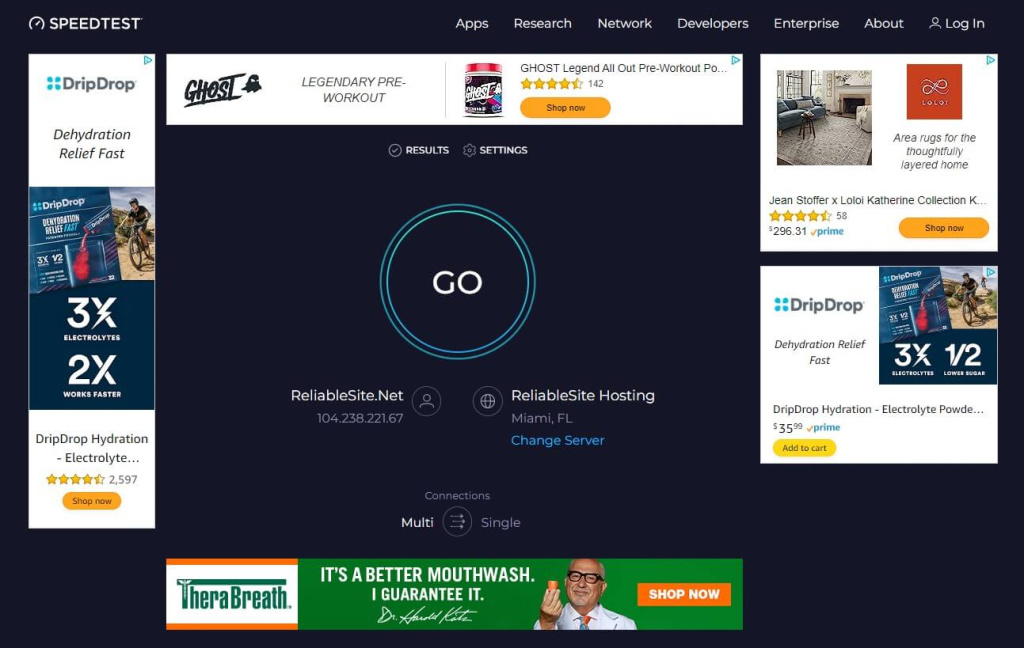 banner ad example on the site banner ad example on the site