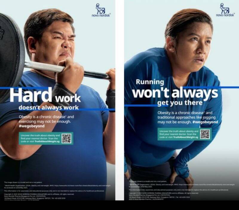 Pharma banner ad example from Novo Nordisk’s Wegovy