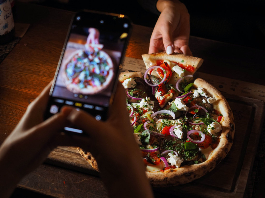 making photo of a pizza making photo of a pizza