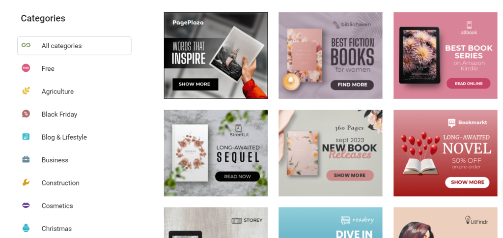 bannerboo template categories bannerboo template categories
